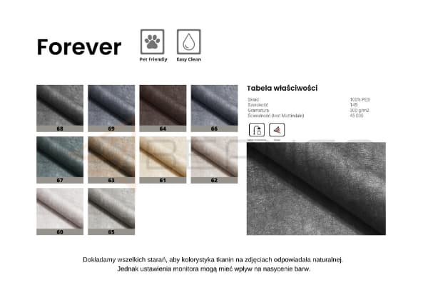 FOREVER TKANINA BEANCO